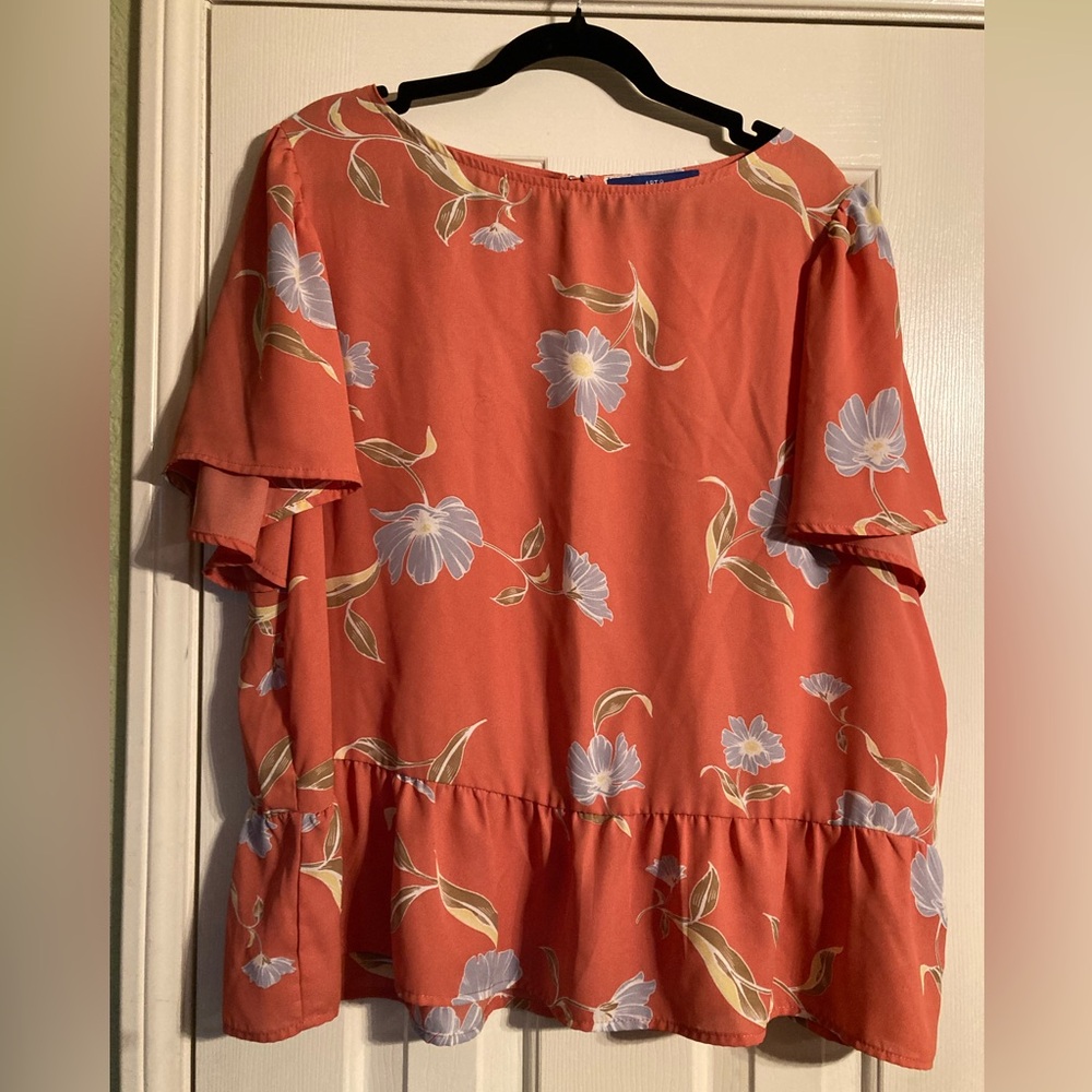 Apt 9, Floral Blouse, Size XXL, EUC